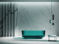 Baignoire en résine transparente disponible en plusieurs couleurs