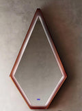 Miroir en résine transparente disponible en plusieurs couleurs