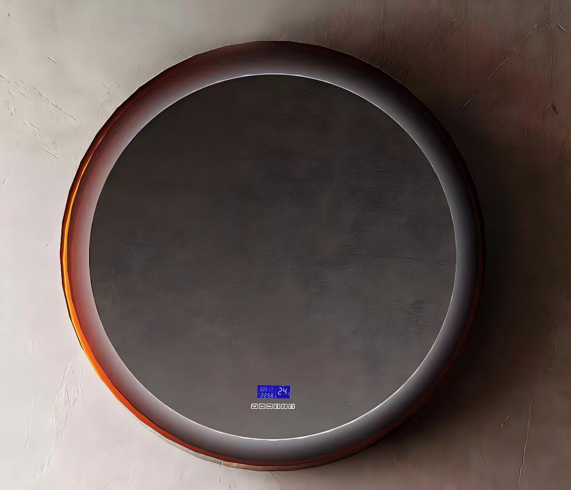 Miroir en résine transparente disponible en plusieurs couleurs