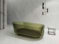 Baignoire en résine transparente disponible en plusieurs couleurs