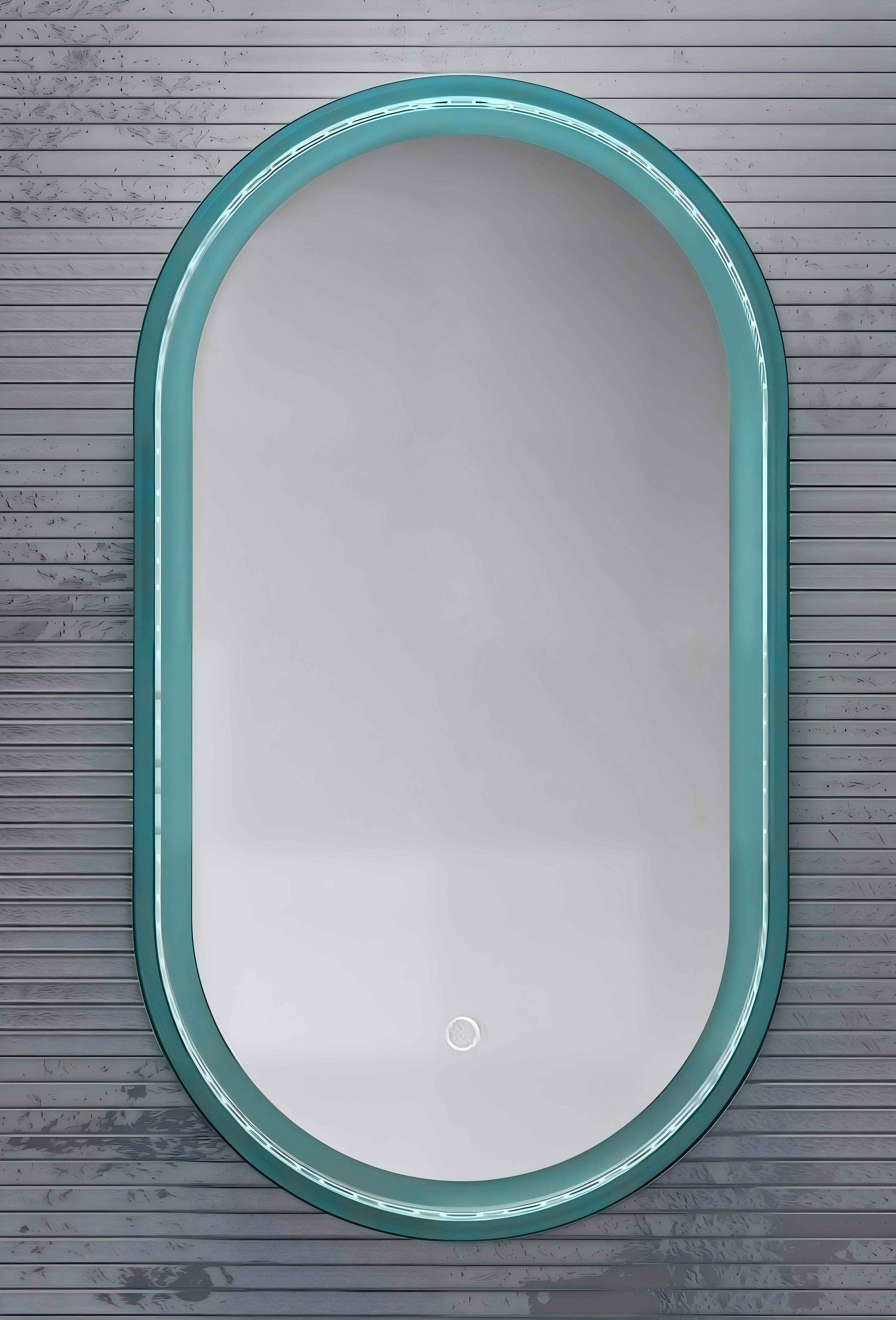Miroir en résine transparente disponible en plusieurs couleurs